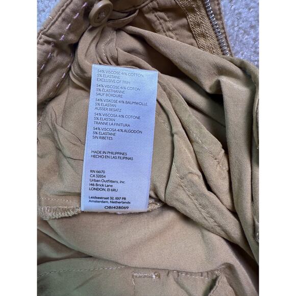 Anthropologie Pants Womens Size 0 Brown Wide Leg Pockets 29x31 C215 - Picture 8 of 12